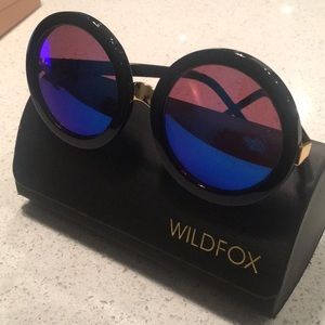 Wildfox Round Frame Sunglasses